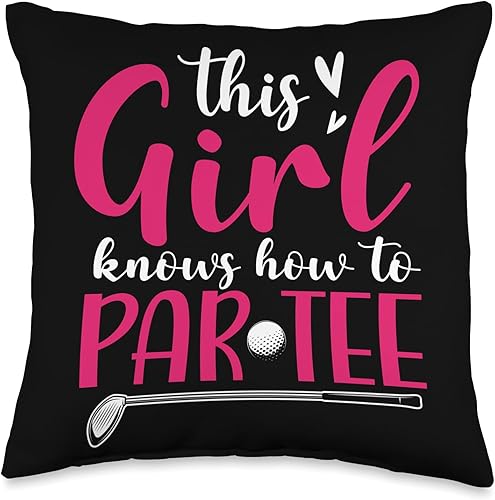 Golf Throw Pillow, 16x16, Multicolor