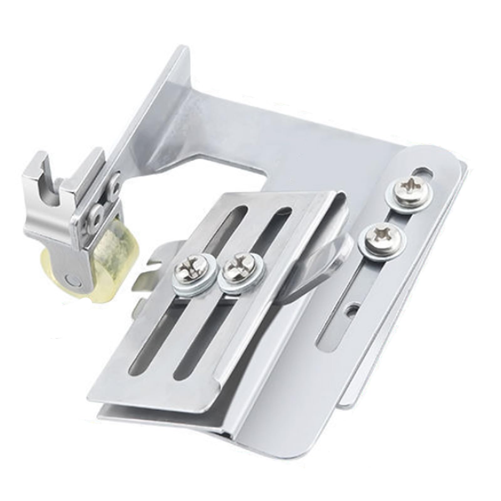 Smocking Pleater Machine, Pleat Bottom Flat Presser Foot for Industrial, Adjustable Width & Position, Replaceable Pleater Blades, for Lace/Trim Pleating & Fabric Feeding