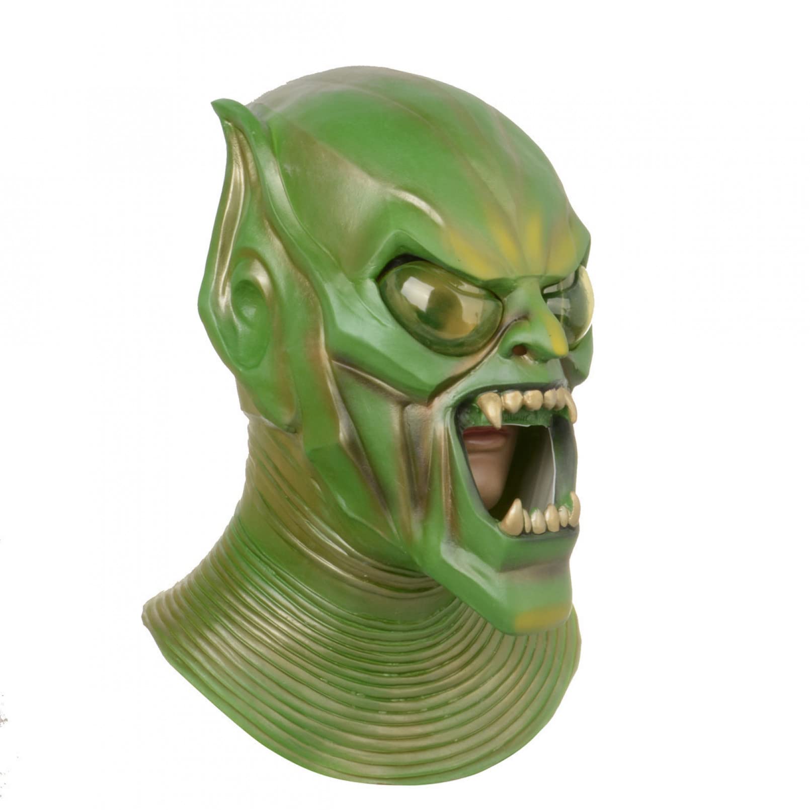 Amazon.co.jp: WLLLTYハロウィンマスクグリーンゴブリンデビルフル