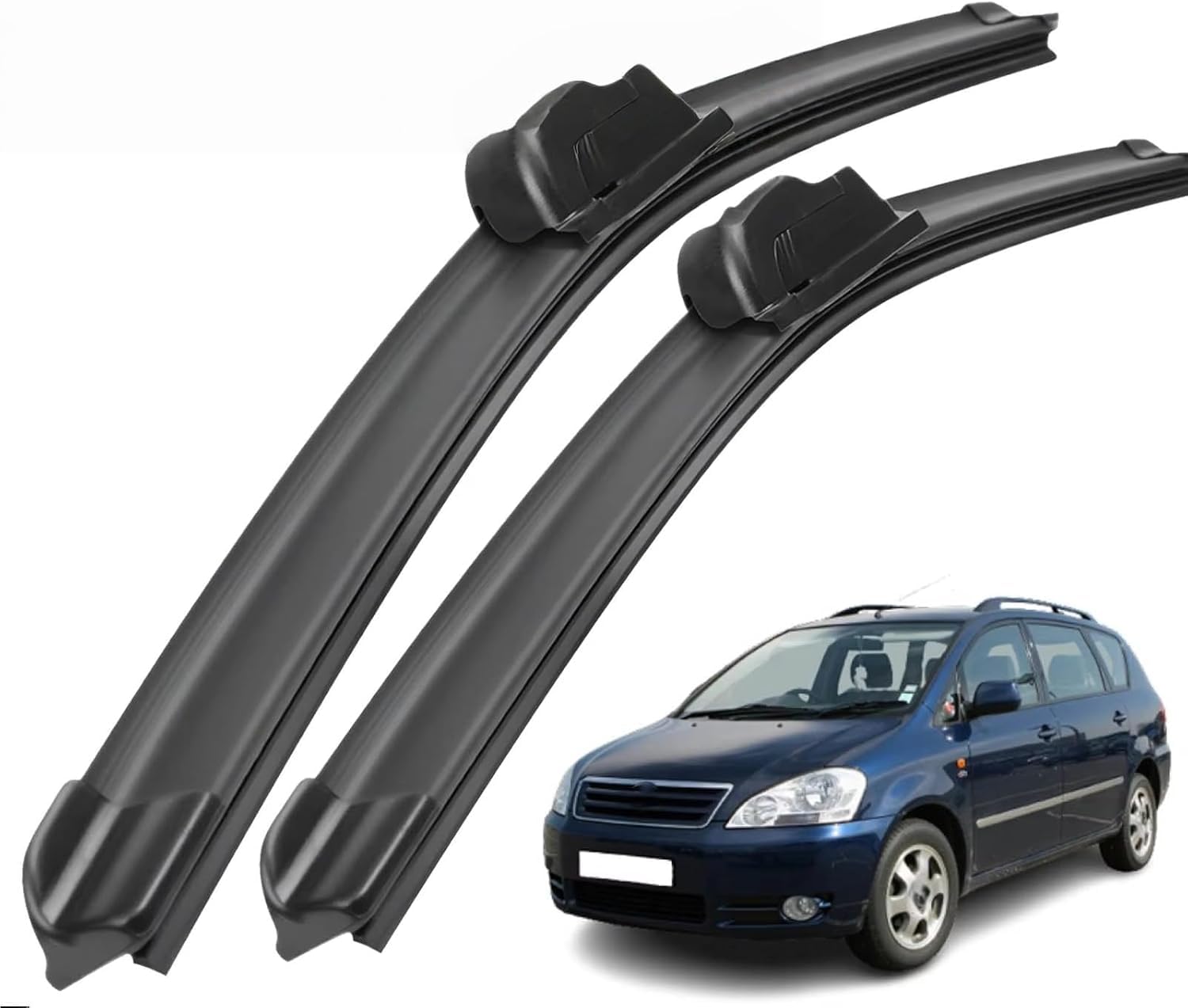 liufangfc Front Windscreen Beam Wipers for Toyota Avensis Verso Ipsum XM20 M20 2001-2009 26"+16", Set of 2 Replacement Blades with Pre-assembled Adapter, Only for Right-Hand Drive (UK)