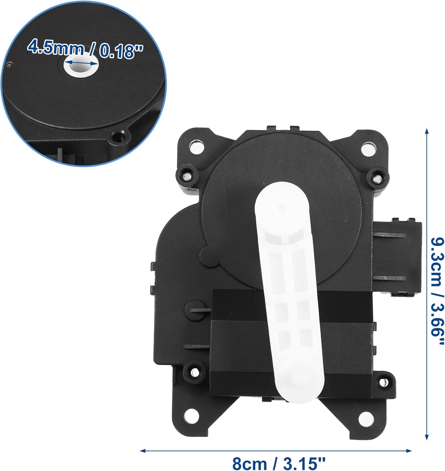 ACROPIX Air Door Actuator Replacement Fit for Honda Odyssey - Pack of 1 Black