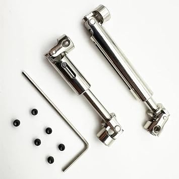 RC Car Transmission Shaft Compatible with JJRC C8815 Willys 1/10 Remote Control Car Upgrade Parts Replacement Accessories Metal CVD Drive Shaft