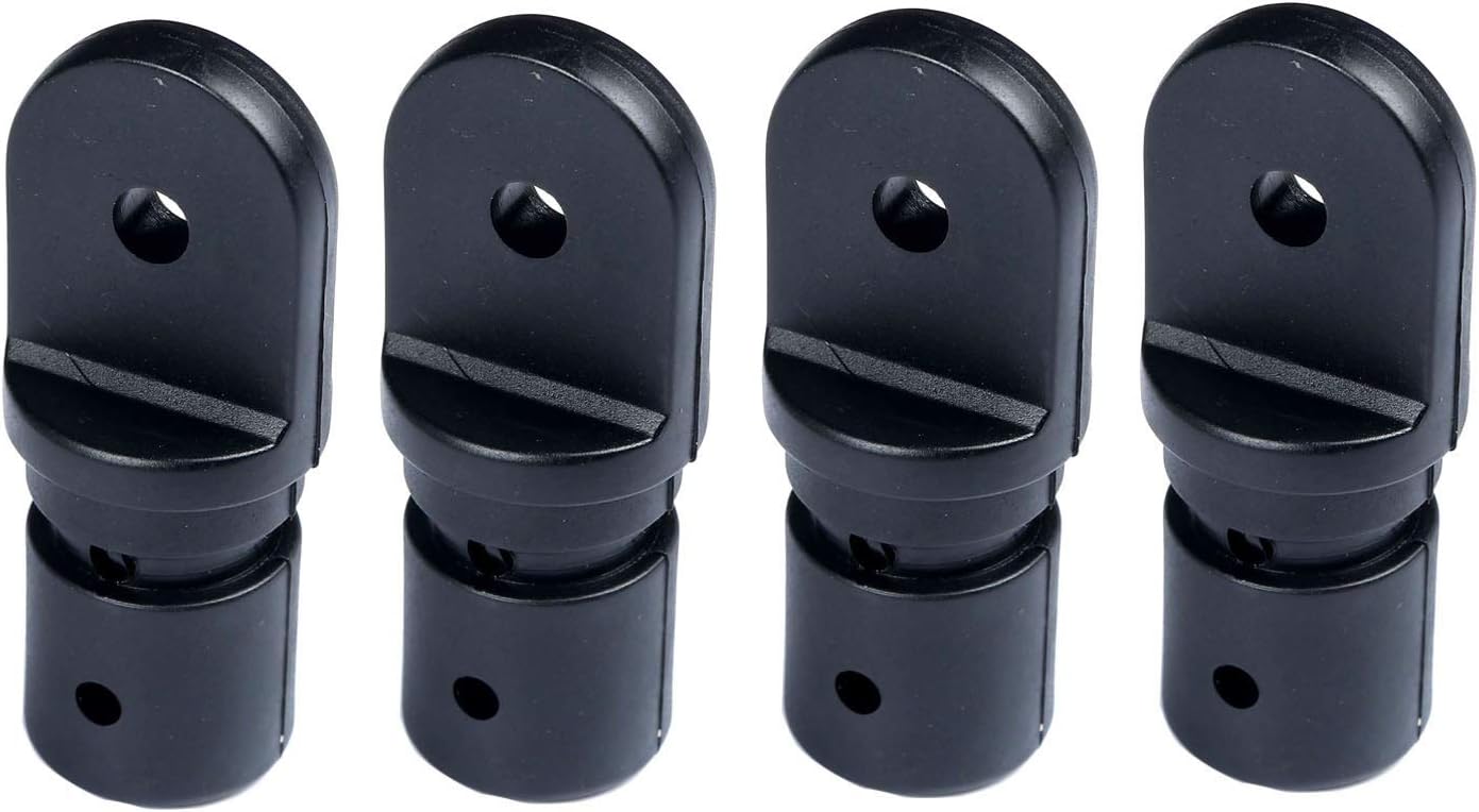 MX Boat Bimini Top Fittings Nylon Eye End Cap,Bimini Top Hardware Cover Cap Eye End Used for Kayak,Canoe,Marine Boat 4 Pack