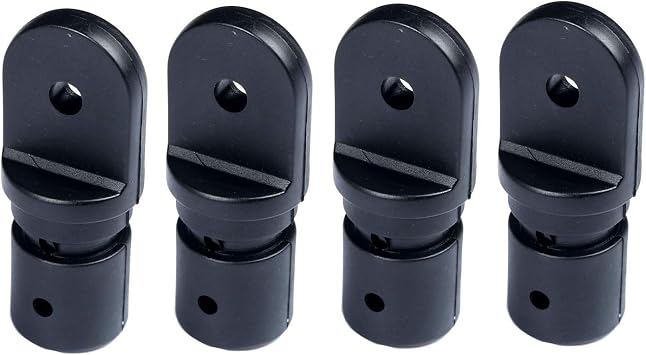 MX Boat Bimini Top Fittings Nylon Eye End Cap,Bimini Top Hardware Cover Cap Eye End Used for Kayak,Canoe,Marine Boat 4 Pack