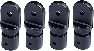 MX 1 inch Bimini Top Fitting Hardware Eye End Cap 4pcs (Inside for 1â€ Round Tube)