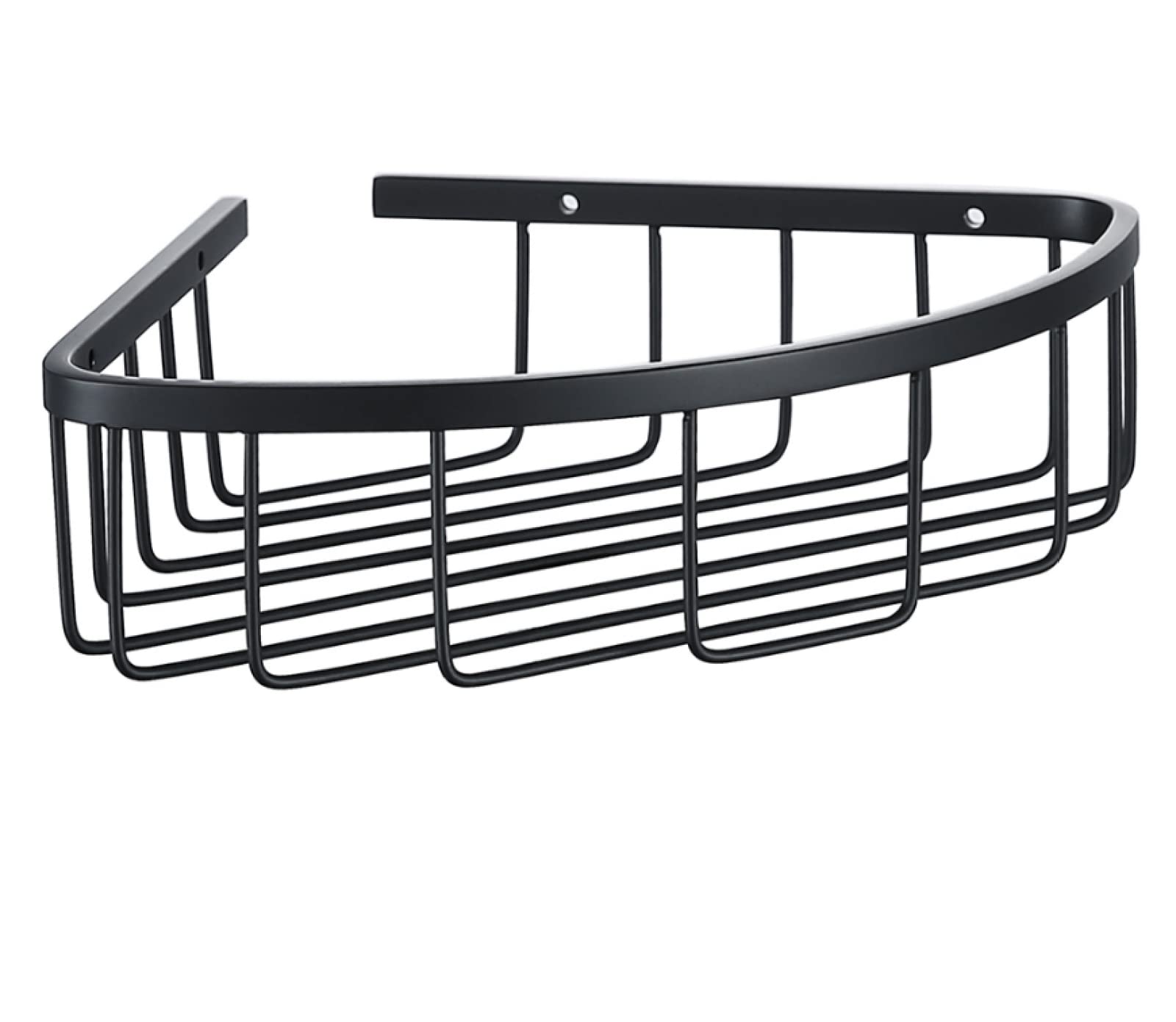 GLJTUO Corner Shower Caddy, Corner Bathroom Shower Storage Shelves With Baskets And Shampoo Racks,Black