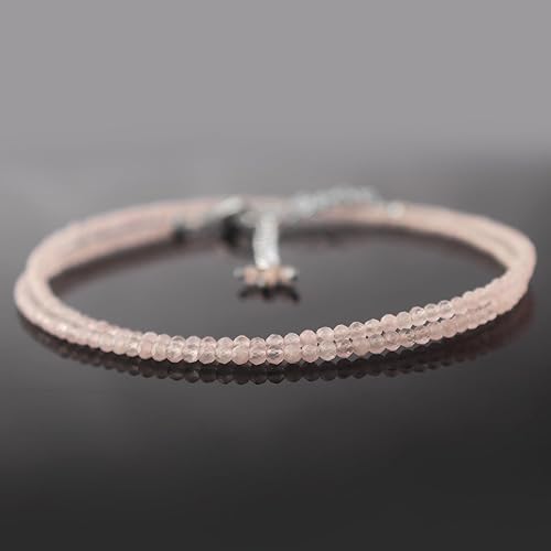 Miniatura 8 de Natural Green Rutile Gemstone Full Beads Crystals Dainty Necklace Jewelry Gift for Women, Birthstone, Healing Stones, 18 inch Stone Weight Approx 12