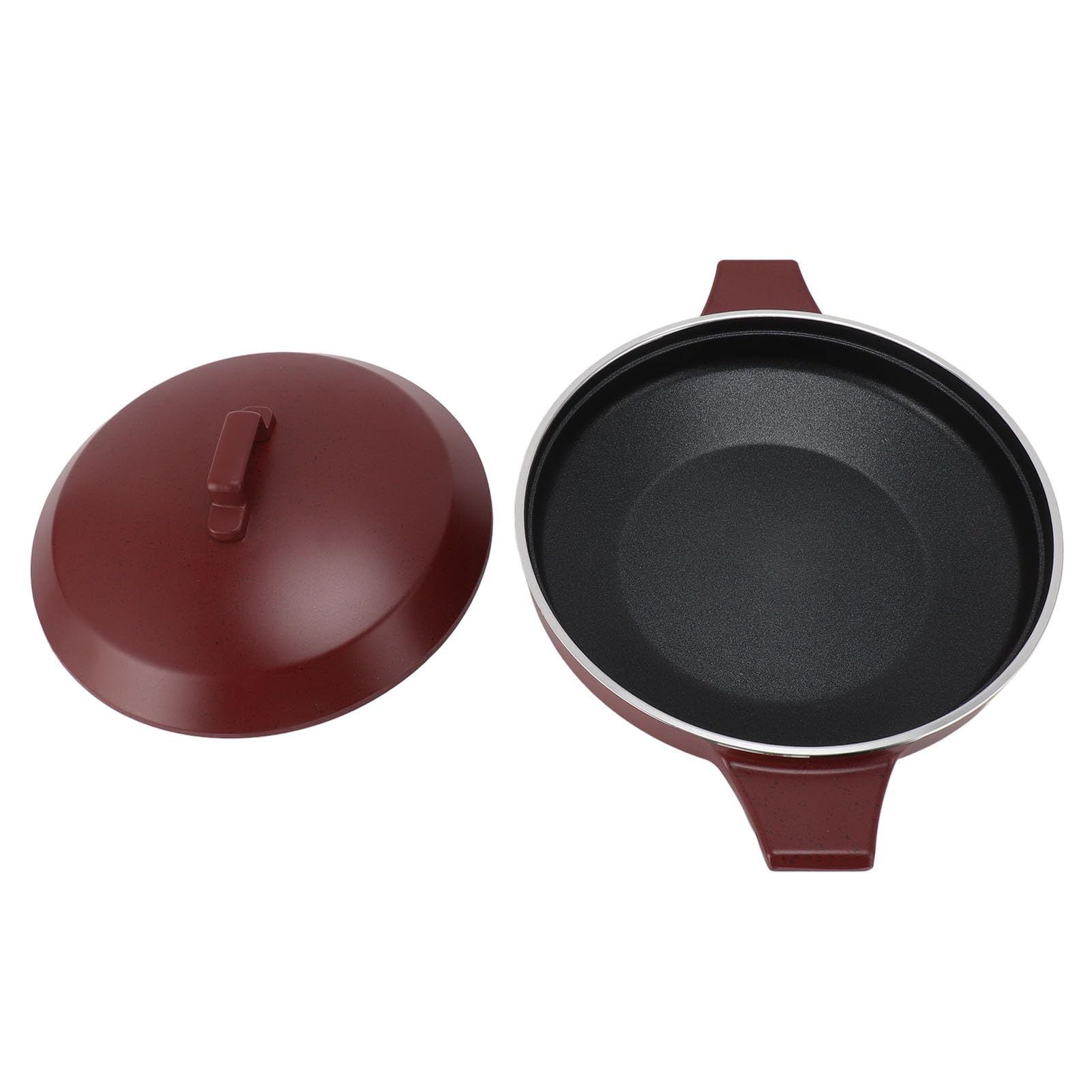 Aramox Patelnia do Suchej Zupy, Garnek do Hot Pot ze Stopu Aluminium z