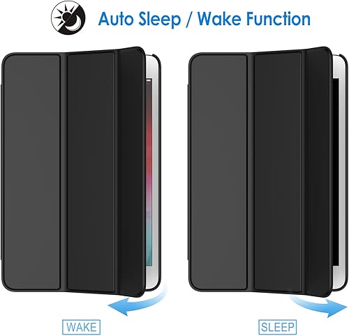 Vista 6 de JETech Funda para iPad mini 5 (modelo 2019 5ª generación), cubierta inteligente con apagado automático/encendido (negro)