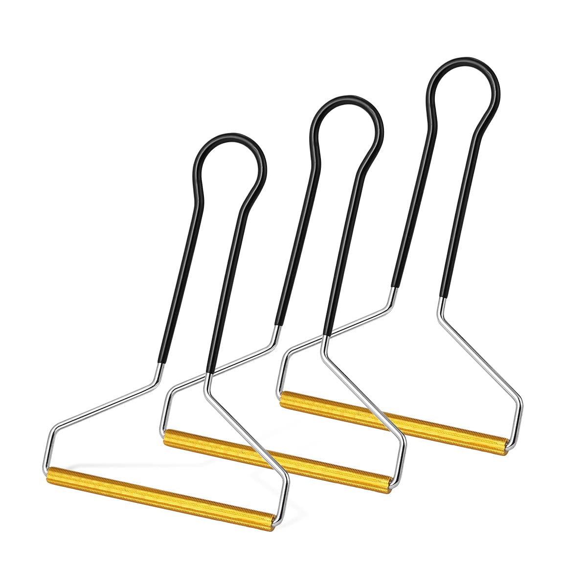 Magicfour 3 Pack Lint Roller for Carpet, Carpet Lint Remover Metal Carpet Hair Roller for Carpet, Sofa, Dog Hair, Pet Hair and Crumbs