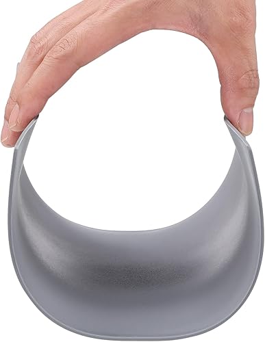 Miniatura 4 de Tondiamo 2 hojas de sellos de goma para máquina de grabado láser, sello de goma A4 para cortador láser suave para hacer sellos, 0.08 pulgadas (gris