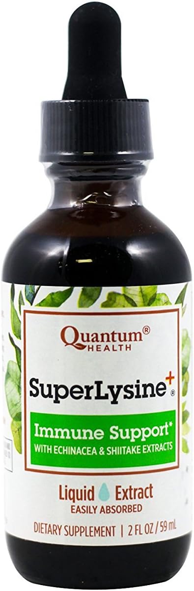 Quantum Amino Acid Super Lysine Plus Liquid Extract, 2 Ounce - 3 per case. : Health & Household