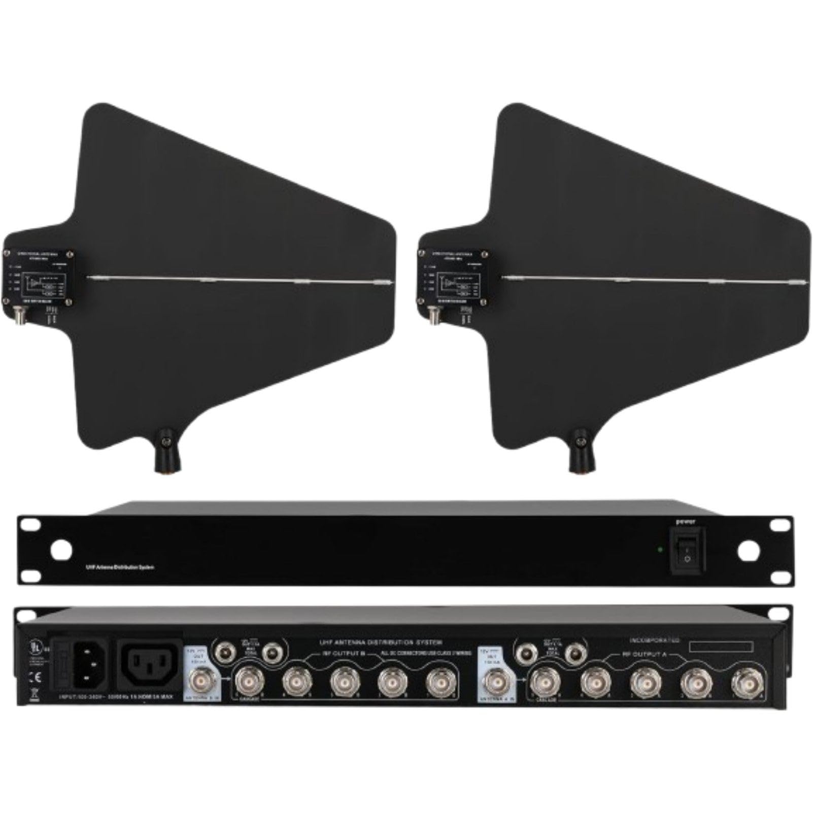 Distribuzione di antenne UHF Wireless progettata per la chiarezza della Trasmissione e l'affidabilità sul palco, potenziamento RF Pulito su 400-950 MHz