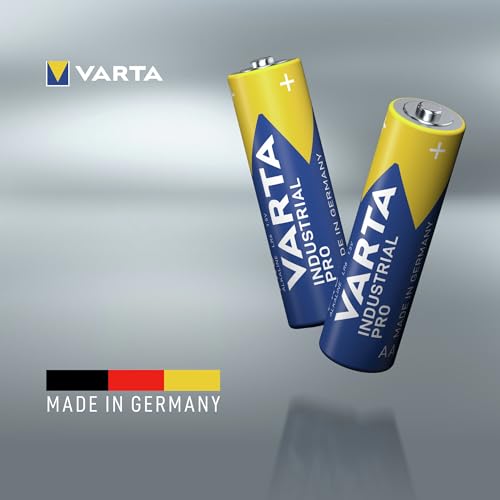 VARTA Batterien AA, 40 Stück, Industrial Pro, Alkaline Batterie, 1,5V, Vorratspack, Made in Germany [Exklusiv bei Amazon]