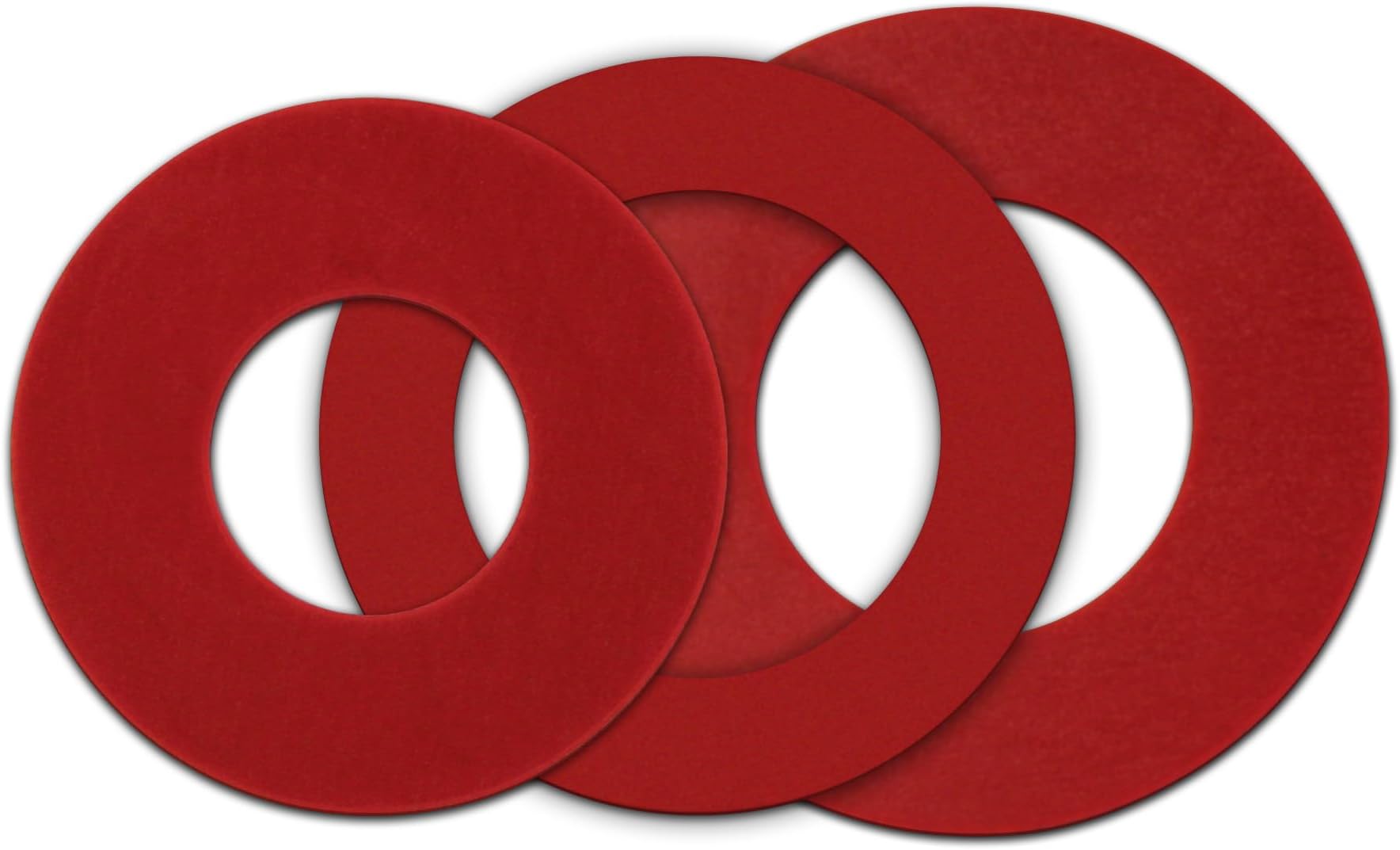 Korky 440BP Dual Flush Seal Kit - Replaces AquaSource, American Standard, Glacier Bay and Mansfield Seals - Made in USA , Red , 3 In.