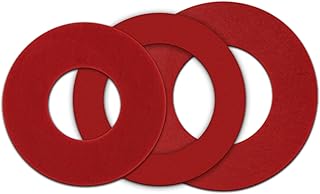Korky 440BP Dual Flush Seal Kit - Replaces AquaSource, American Standard, Glacier Bay and Mansfield Seals - Made in USA , Red , 3 In.