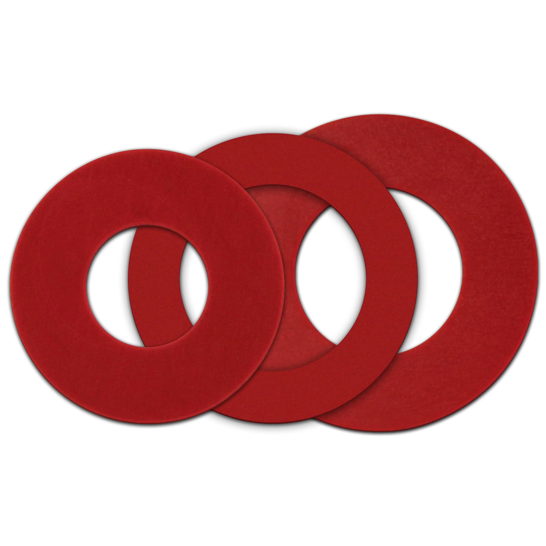 Korky 440BP Dual Flush Seal Kit - Replaces AquaSource, American Standard, Glacier Bay and Mansfield Seals - Made in USA , Red , 3 In.