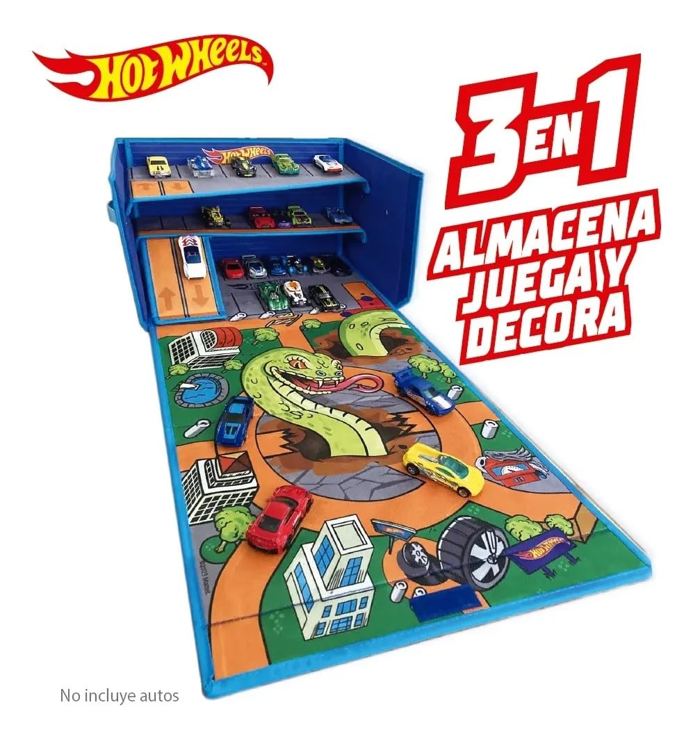 Hot Wheels Flex Cube playmat Garage Storage