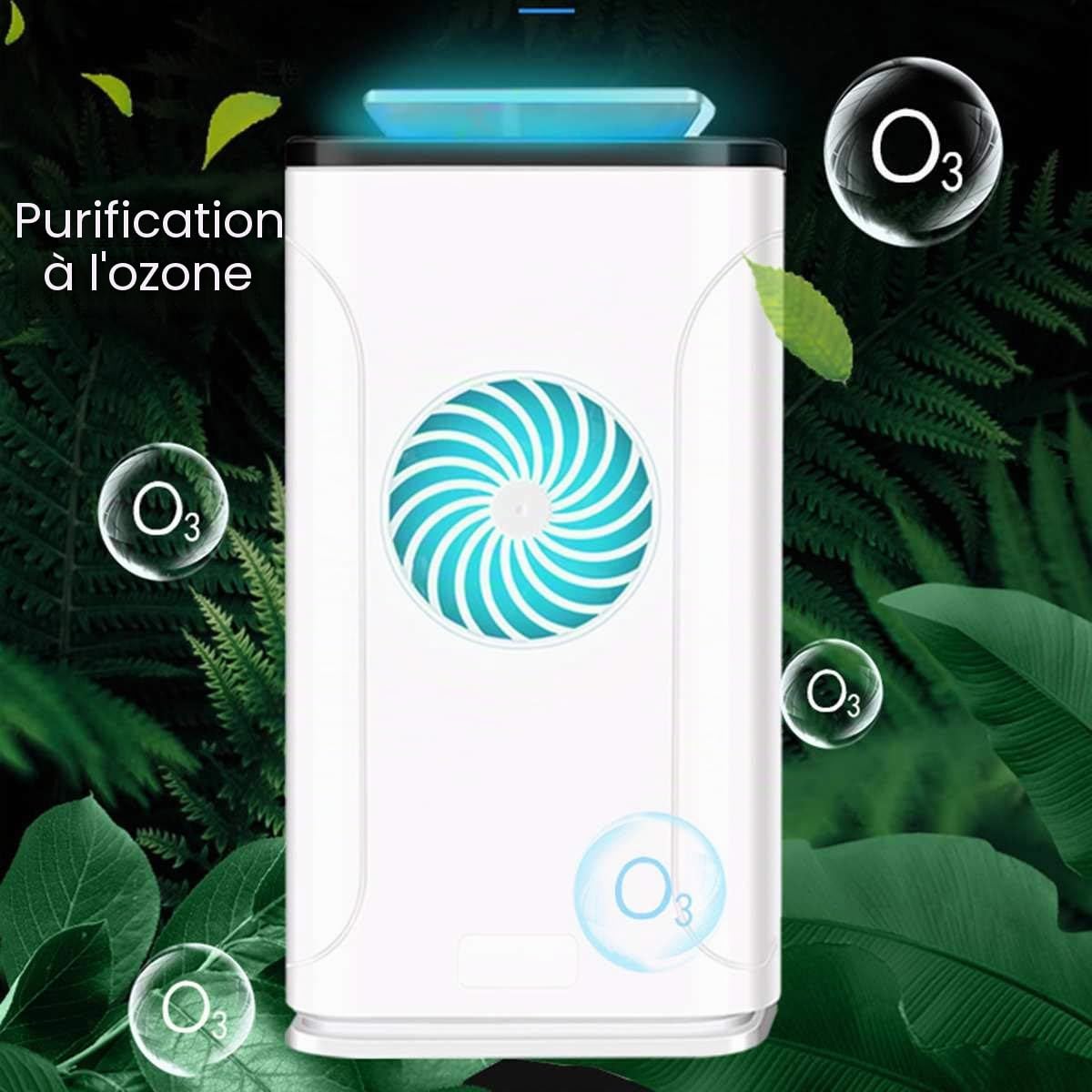 Purificateur d'air 4 en 1 Ultra Violet, Filtre, Anion. Parfum.