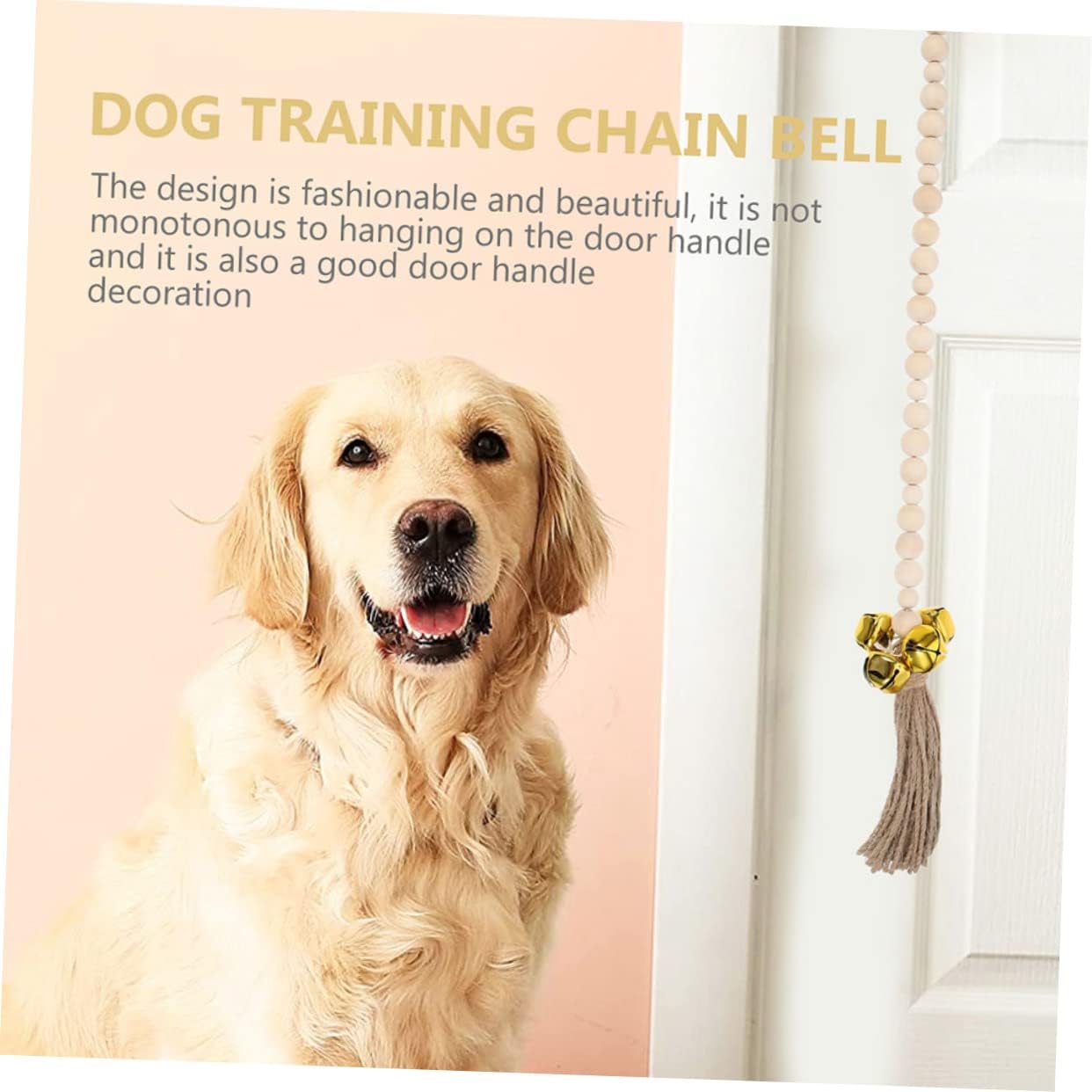 Levemolo 2pcs Dog Training Bell Chain Puppy Potty Training Professional Pet Doorbell