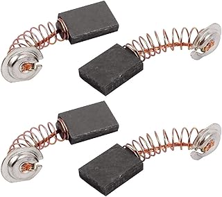 New Lon0167 2 Pairs Electric Drill Motor Rotary Power Tool Carbon Brush 5 x 11 x 15mm Silver Tone(2 Paare Bohrmaschine Motor Drehwerkzeug ElektrobÃ¼rste 5 x 11 x 15mm Silberfarbe