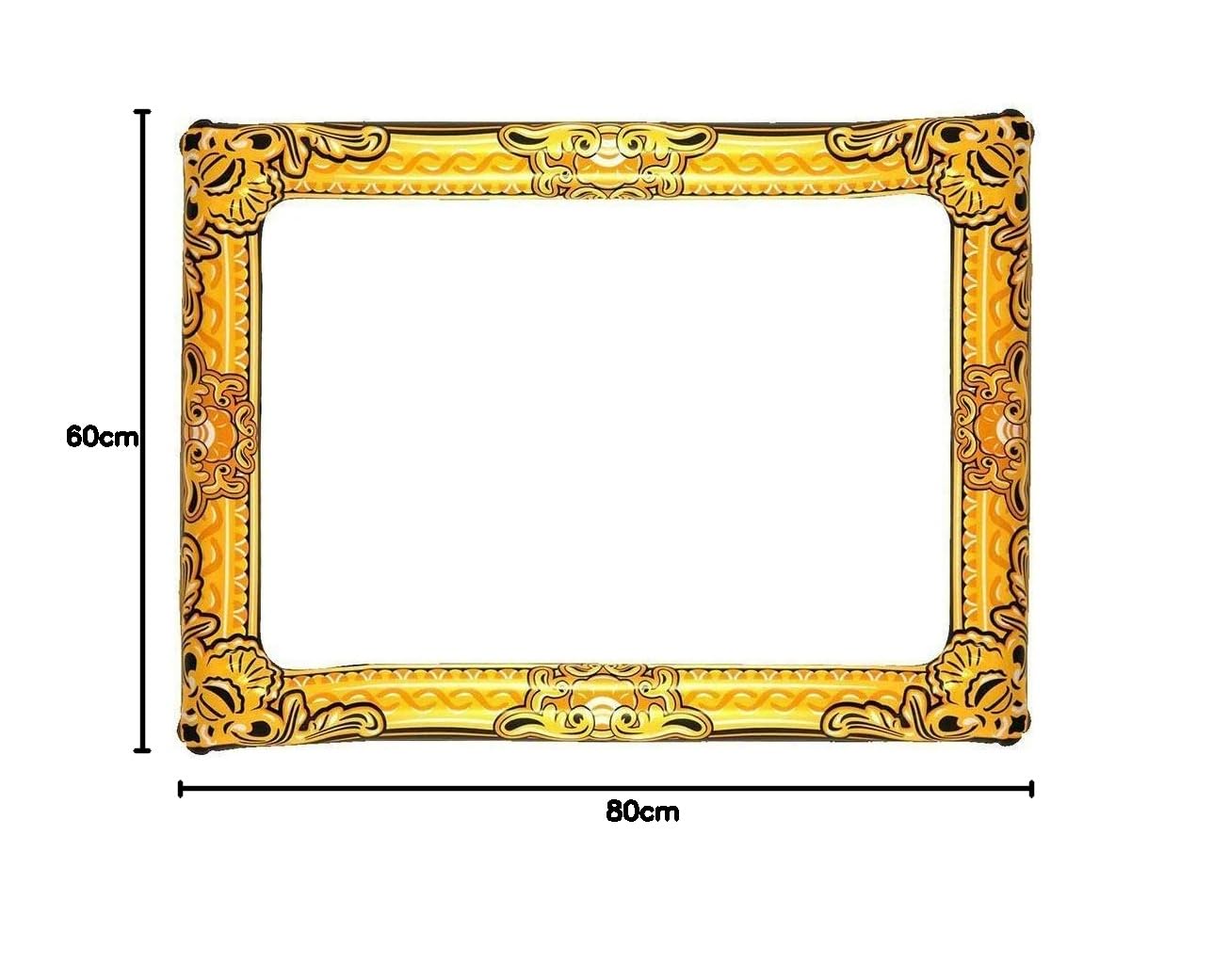 Cornice Gonfiabile Per Selfie 60x80 Cm - Perfetta Per Addio Al Nubilato, Compleanni, Feste - Oro/Rosa - MA ONLINE
