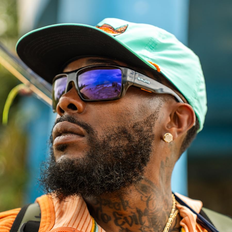 Bajio Nato Polarized Sunglasses – XL Fit Full Wrap – Wide Temples – LAPIS Lens Technology – Built-In Side Shields4