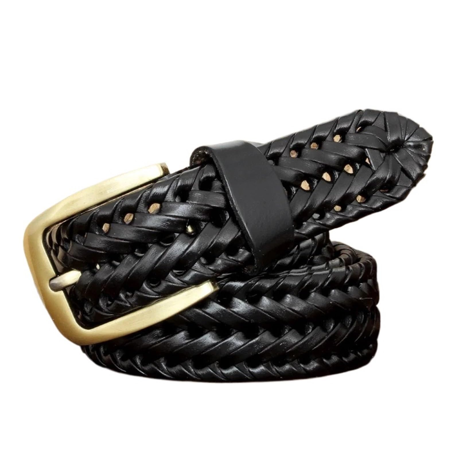 Ceinture Cuir Tressé Ceinture en cuir véritable