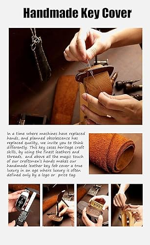 Miniatura 6 de Funda de cuero para llavero inteligente para Kia K3 K5 Cerato Sorento Llavero Bolsa de llaves Accesorios de coche 3 botones azul