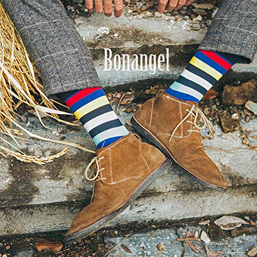 Colorful Crazy Crew Dress Socks For Men