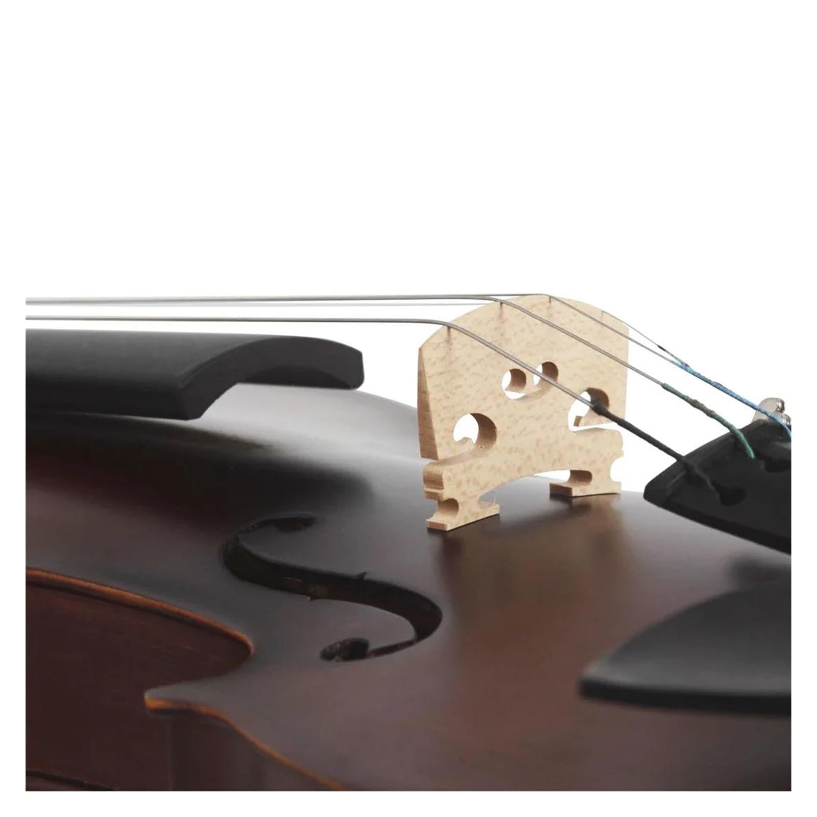 Violín 4/4 Panel De Madera Maciza Con Estuche Cuerdas De Arco Reposapiés Afinador Accesorios Instrumento De Violín