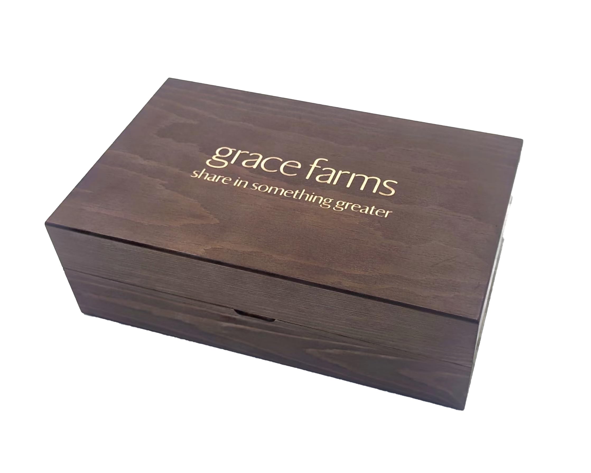 Grace Farms Tea Crates (Dark Pine, 6)