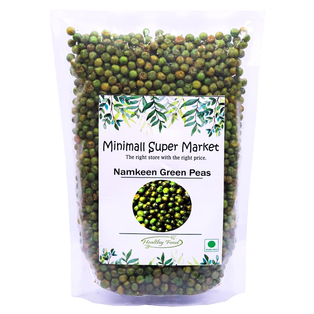 MINI MALL SUPER MARKET Fried Spicy Green Peas/Chatpata Matar/Namkeen Peas 400 Gm (B0BQWLBV2R) Amazon Price History, Amazon Price Tracker