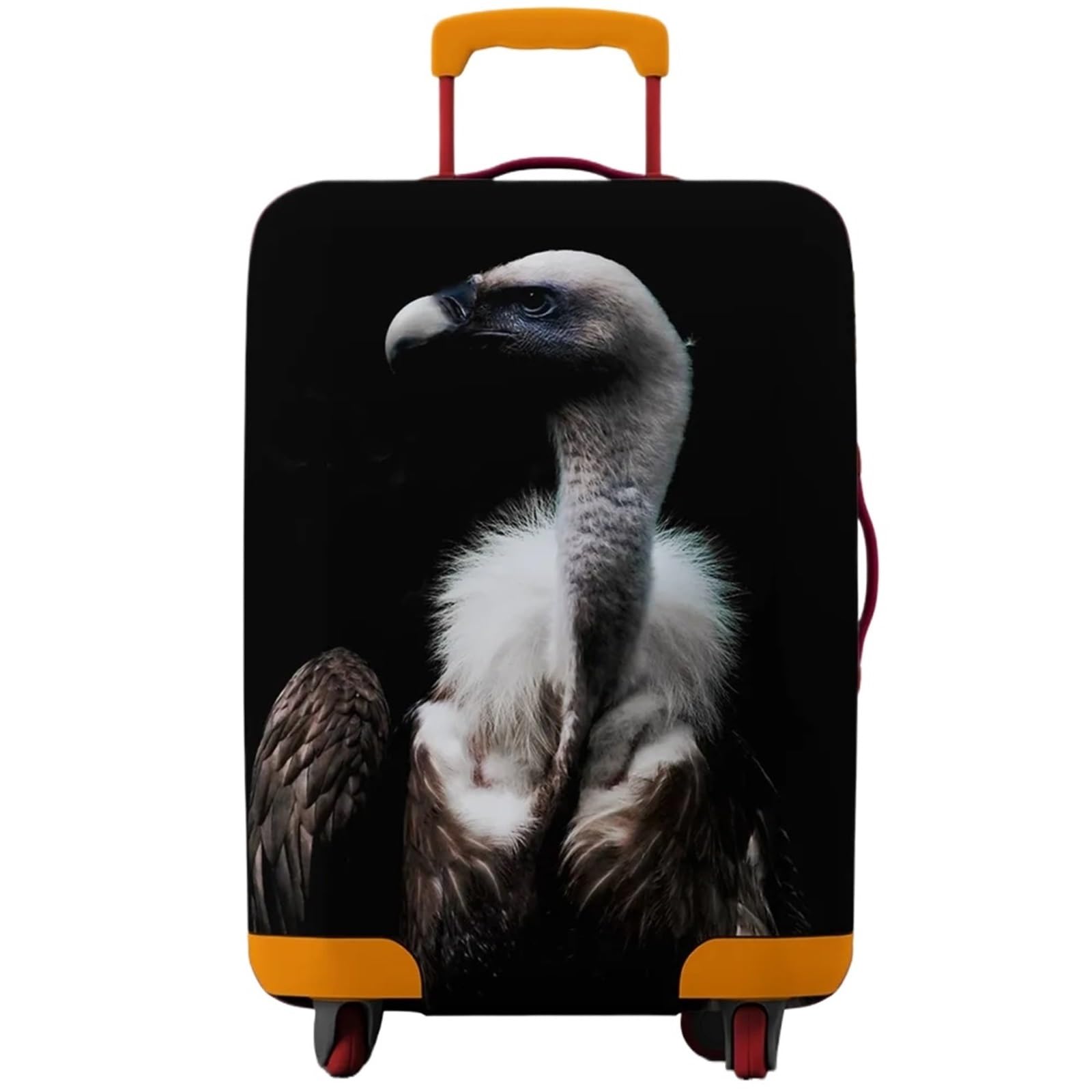 2 pezzi di spessore elastico animale bagaglio copertura protettiva vestito con cerniera for borsa da 18-32 pollici coperture for valigie Per Viaggi(Black 02,M 22-24 inch)