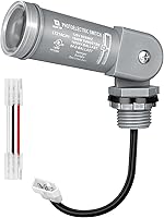 Vista 1 de DEWENWILS Sensor de atardecer a amanecer de 120 VCA, interruptor de sensor de luz, montaje giratorio, control de luz de fotocélula