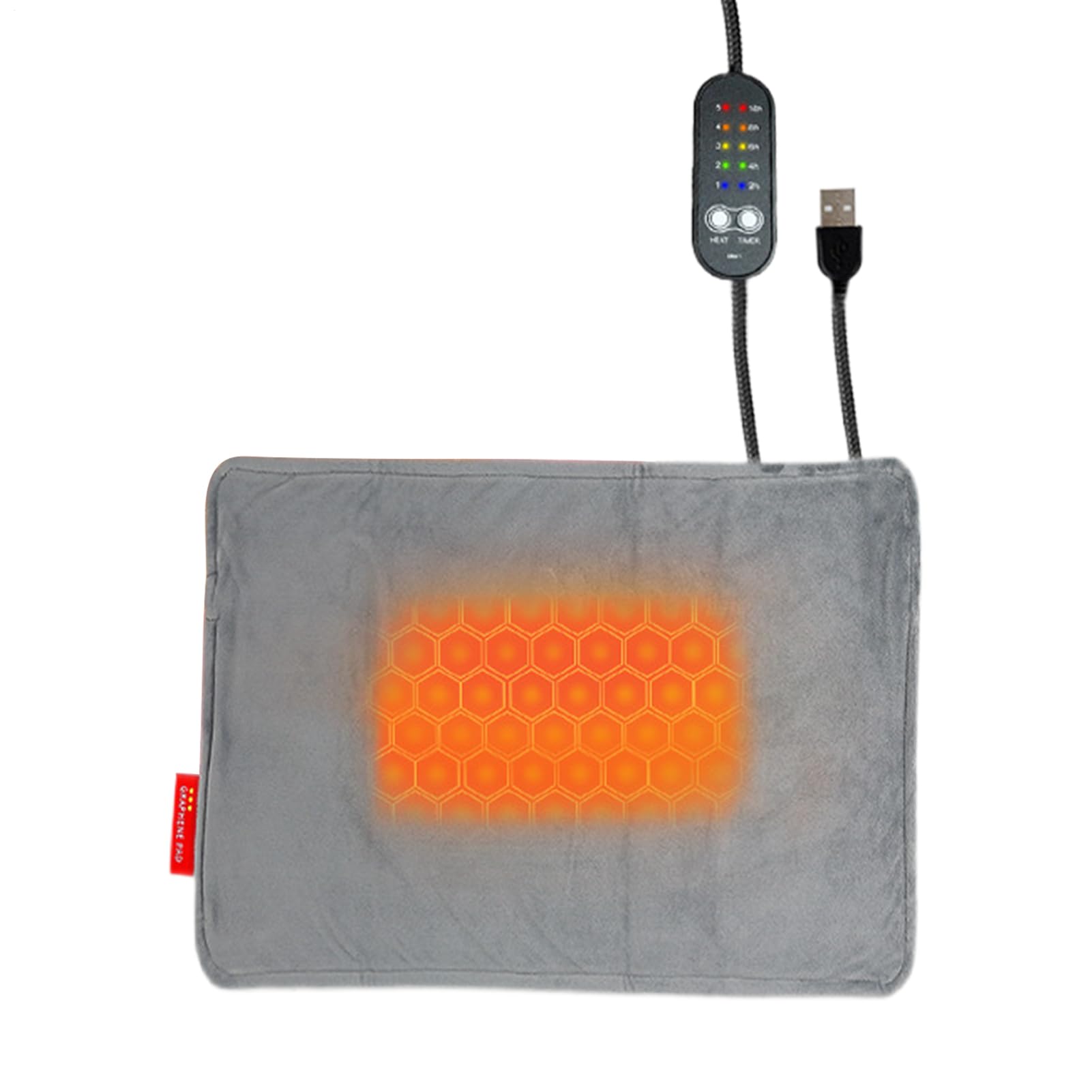 Coussin chauffant pour cage avec minuterie automatique et régulation thermique à 5 niveaux