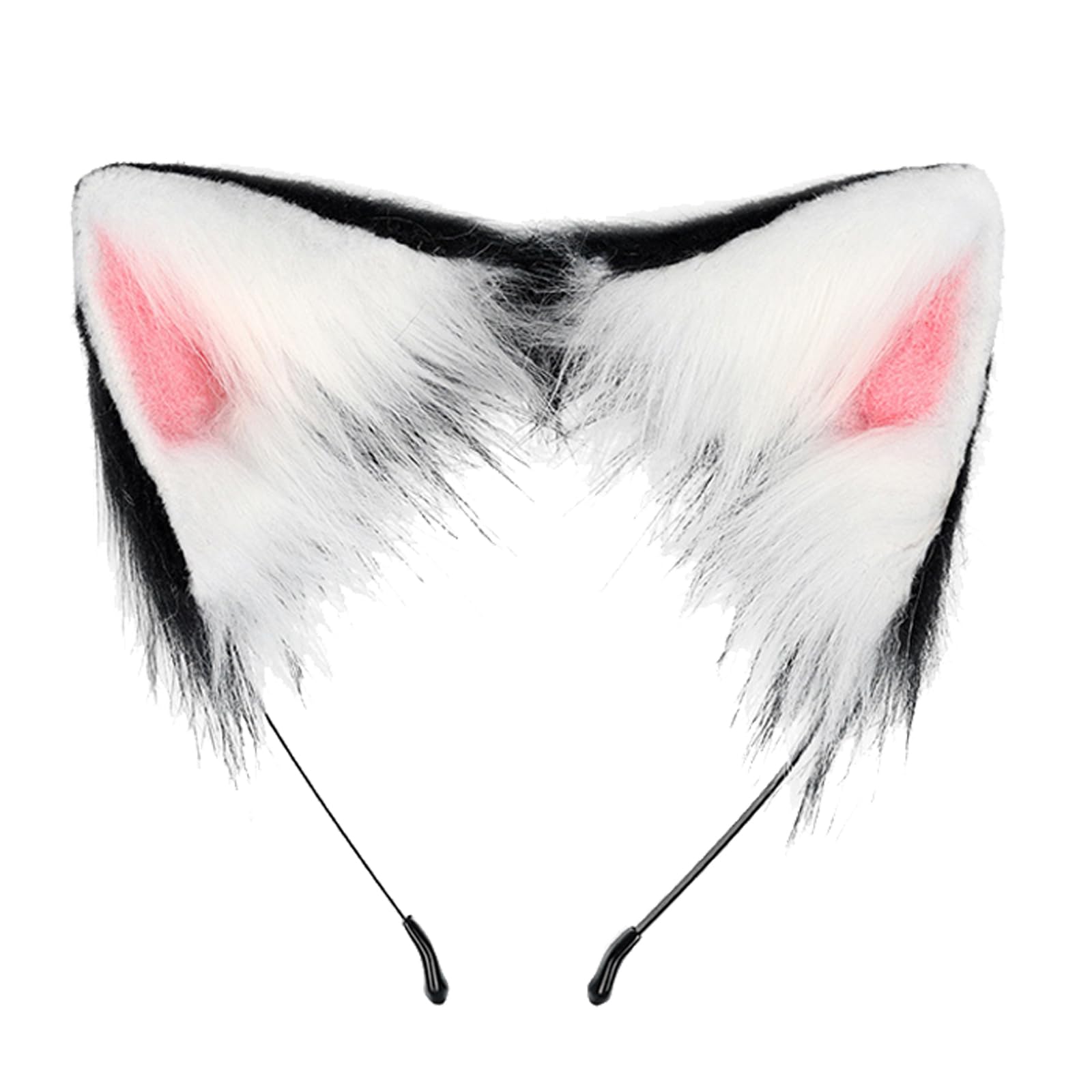 Ieron Fox Costume Set - Includes Black Fox Ears Headband and Faux Fox Tail for Fancy Dress Up Cosplay, and Halloween - Image 4