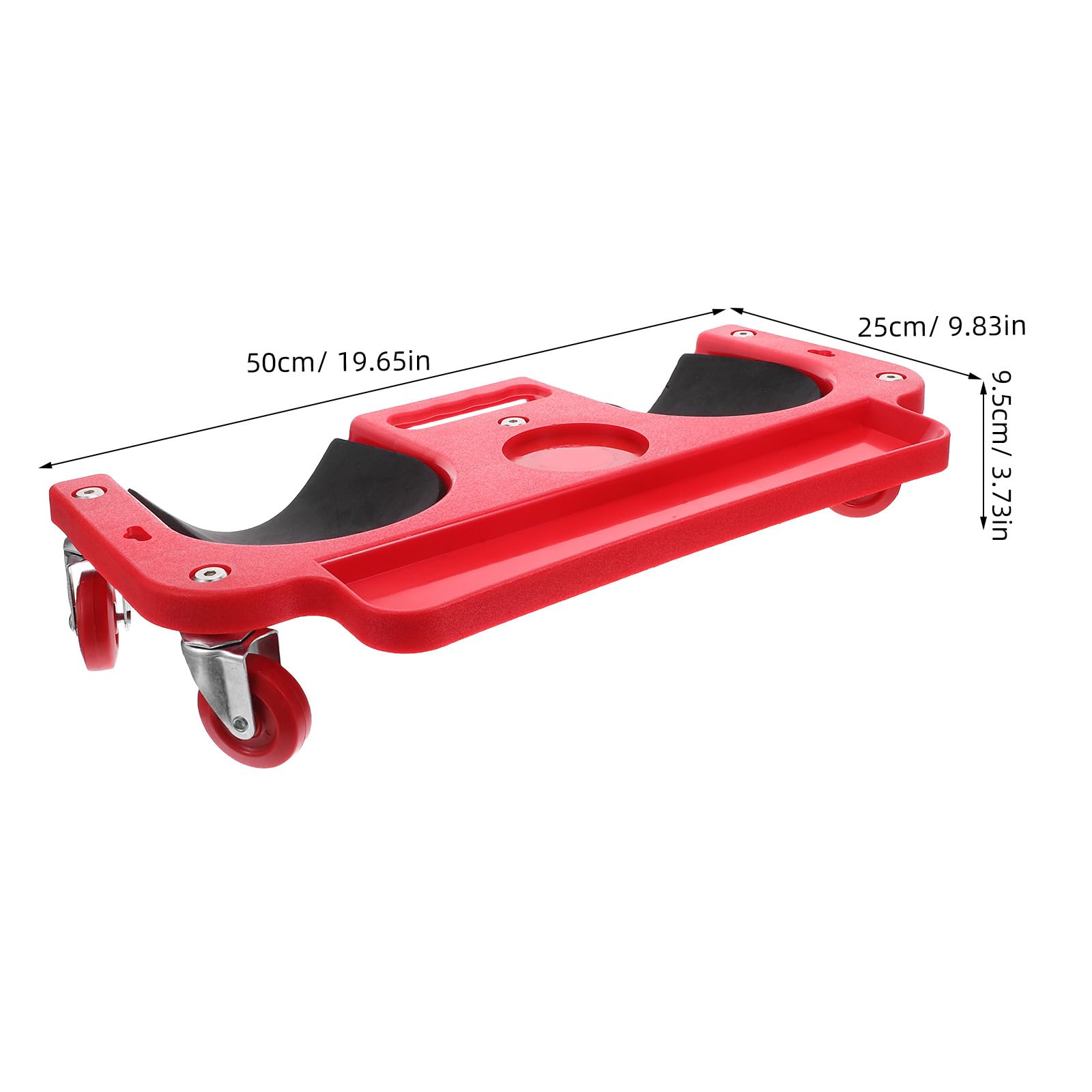 Rodilleras Rodantes con Ruedas para Reparación de Coches Cojín Ergonómico para Construcción y Trabajo Baldosas Protector de Rodillas Resistente y Cómodo para Mecánicos y Obreros
