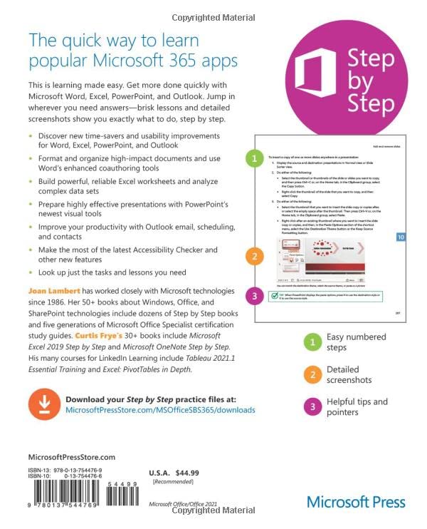 Microsoft Office Step by Step (Office 2021 and Microsoft 365)