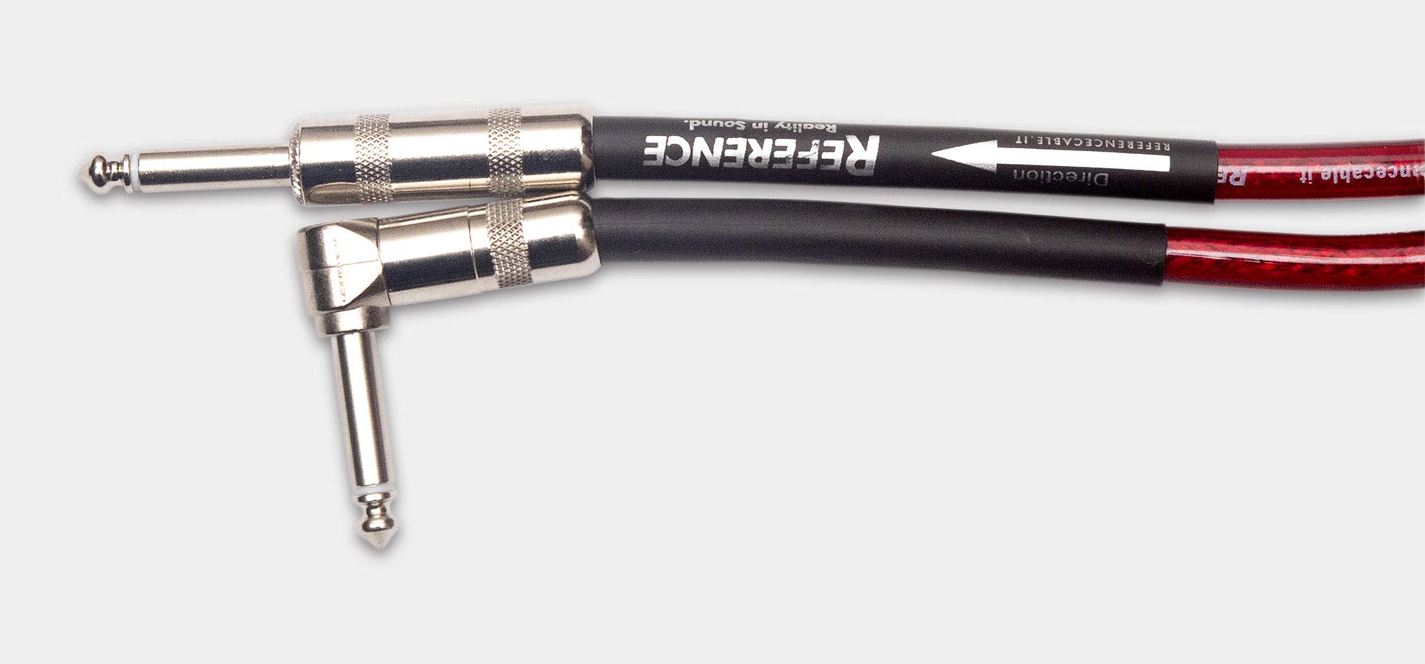 Amazon.co.jp: Reference Cables RIC01 BASS-RED ストレート―L字 3m 