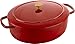Produktbild BALLARINI Bellamonte Auflaufform, Bräter, Dutch Oven, Emailliertes Gusseisen, Oval, 37cm, 9,5 L, Rot
