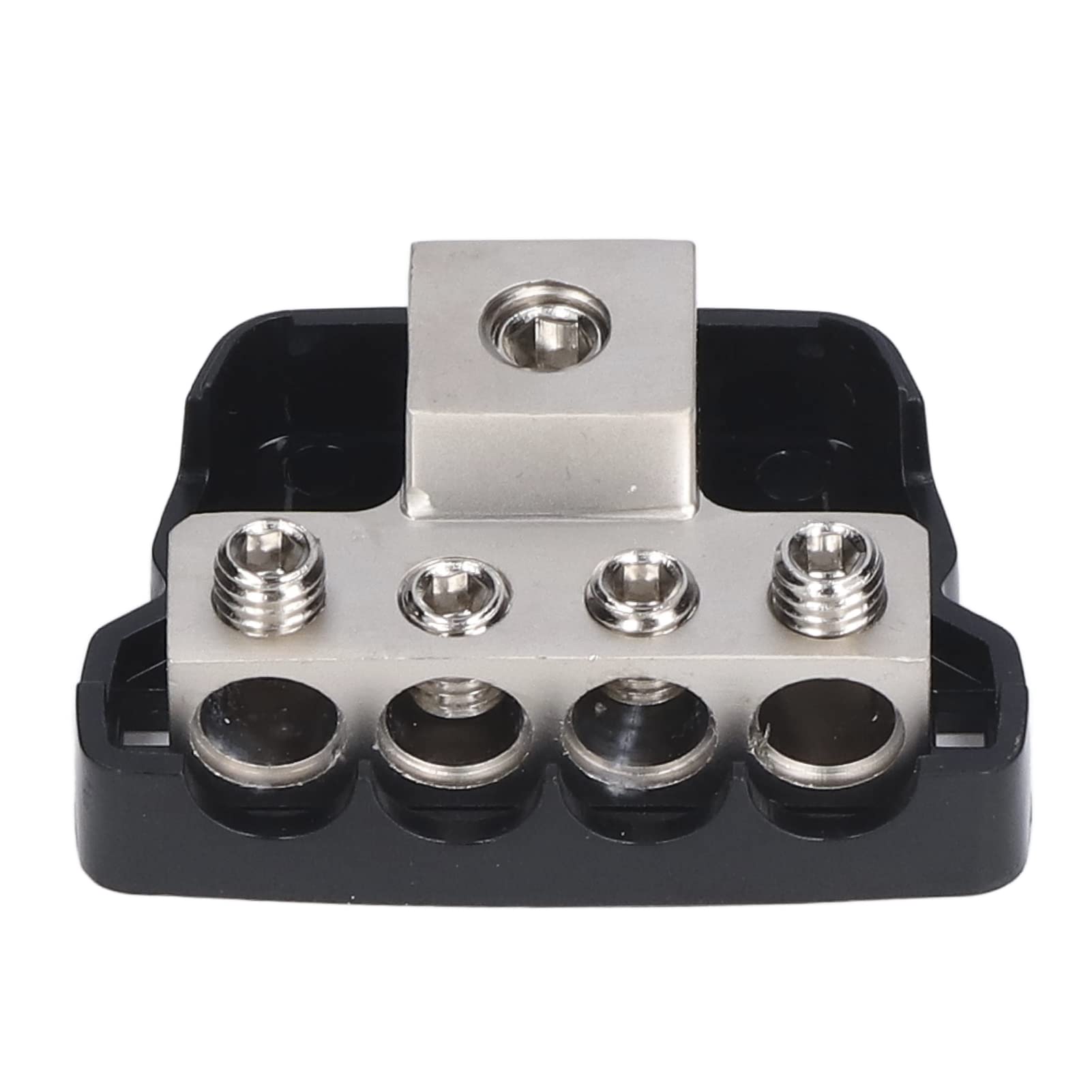 Blocco di Distribuzione Dell'alimentazione a 4 Vie Portafusibile per Amplificatore Distributore di Terra Splitter Amplificatore Audio per Auto per Amplificatore per Auto Audio Splitter
