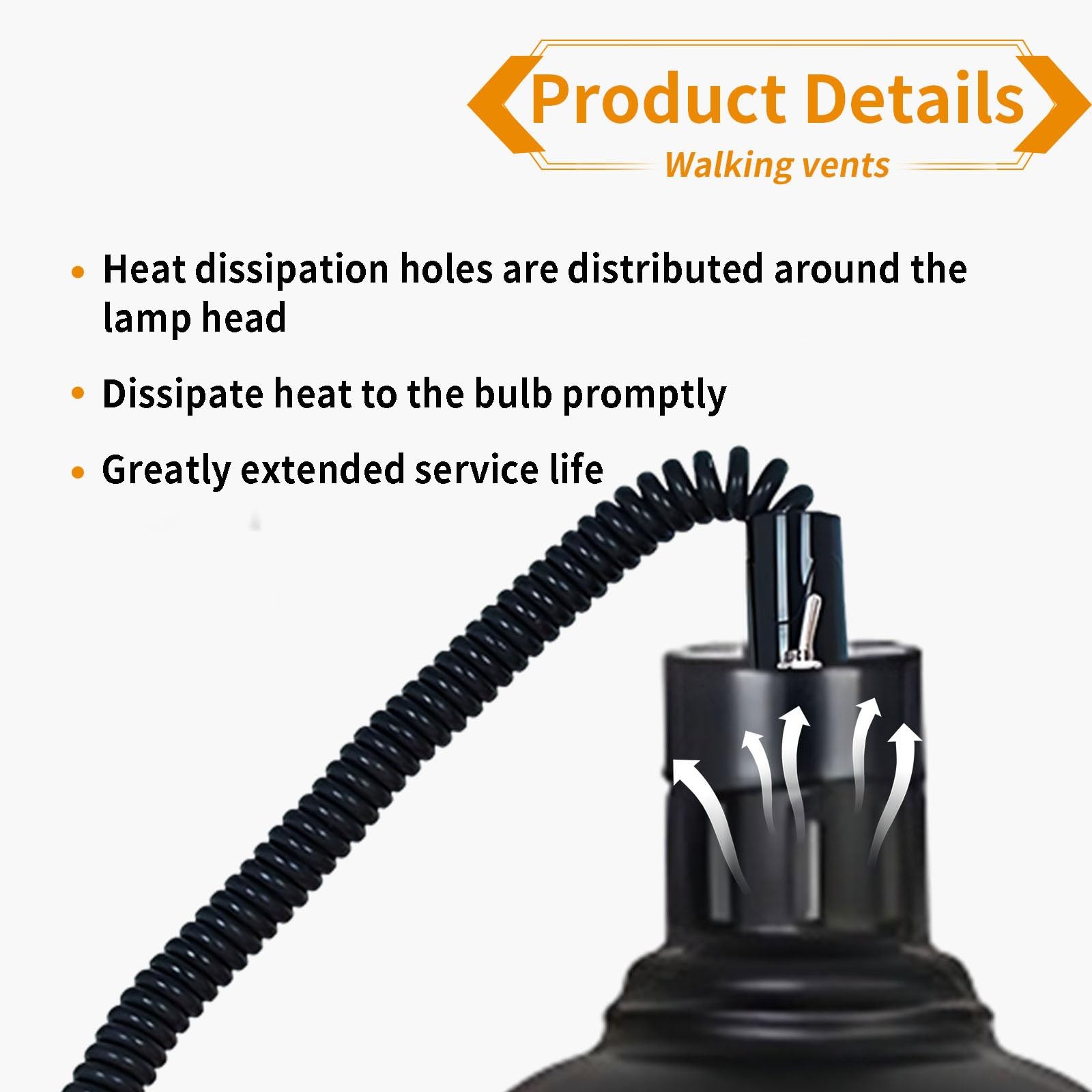 Lampada Riscaldante Per Alimenti Regolabile - 60-180 Cm, Per Ristoranti E Buffet