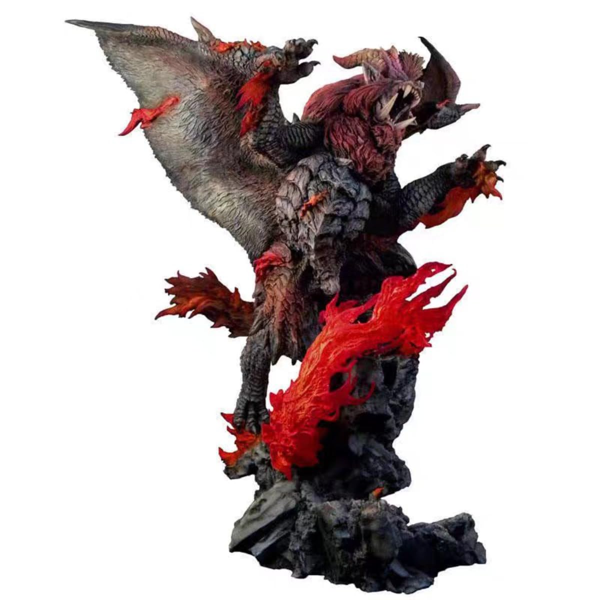 LOLOTOO Monster Hunter Figur Teostra Anime PVC Statue Collectible Model 30CM