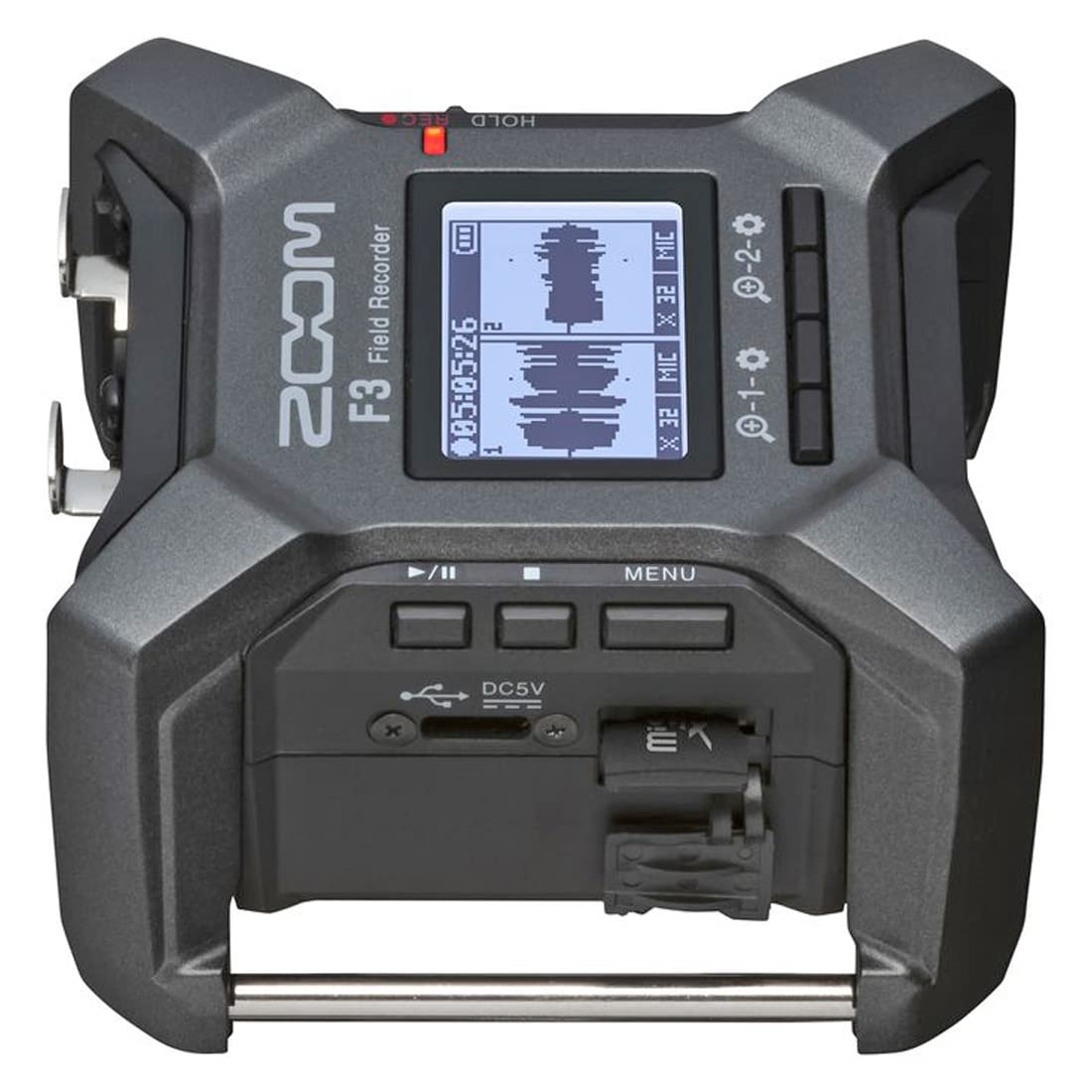 Zoom F3 Multitrack Field Recorder 2-ścieżkowy rejestrator - keepdrum Bundle