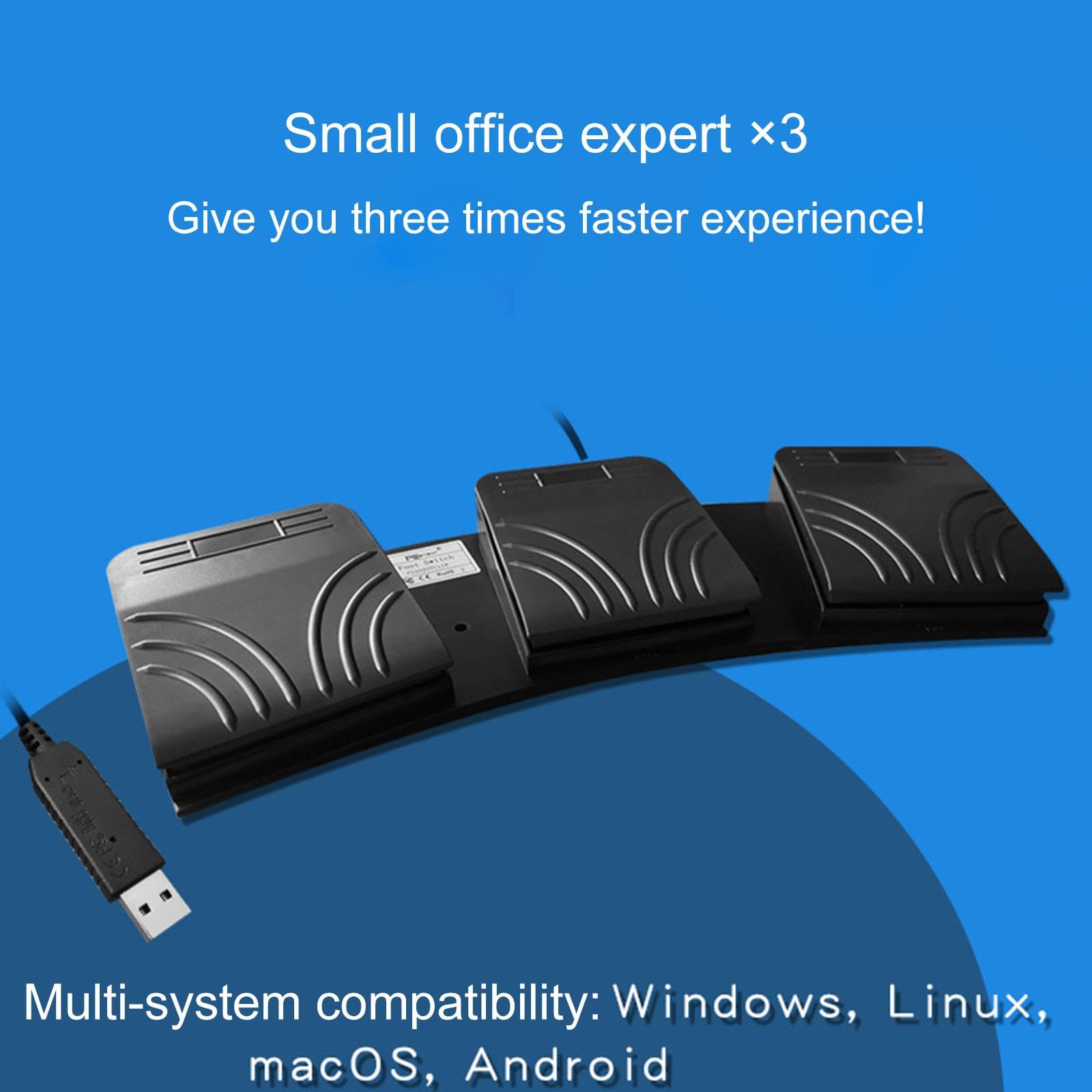 USB Fußpedal PC Triple Foot Switch PC Game Fußpedal für PC Laptop Maus