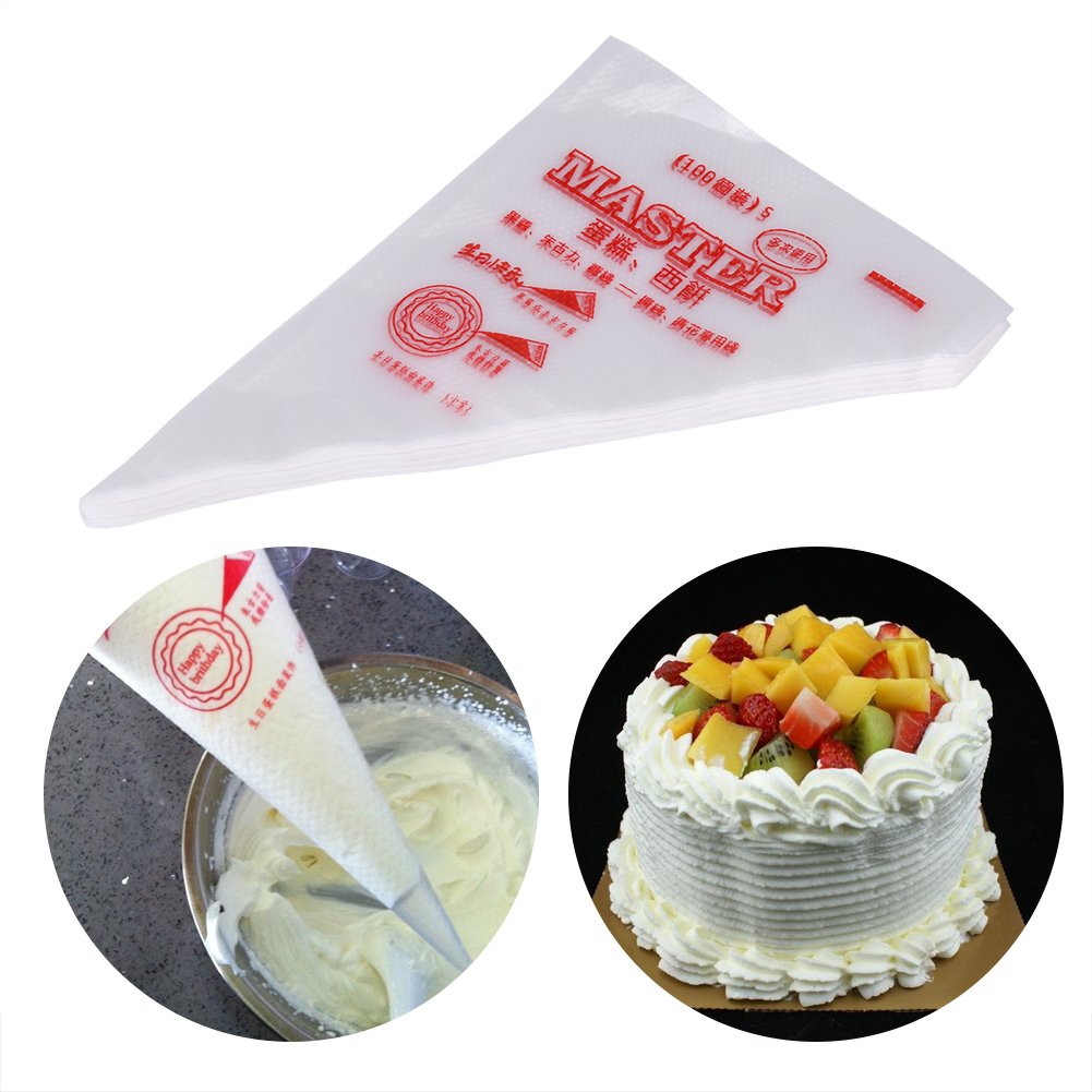 糖衣裱花袋厚食品级塑料可重复使用防滑糕点翻糖蛋糕花装饰袋烘焙工具 /1320
