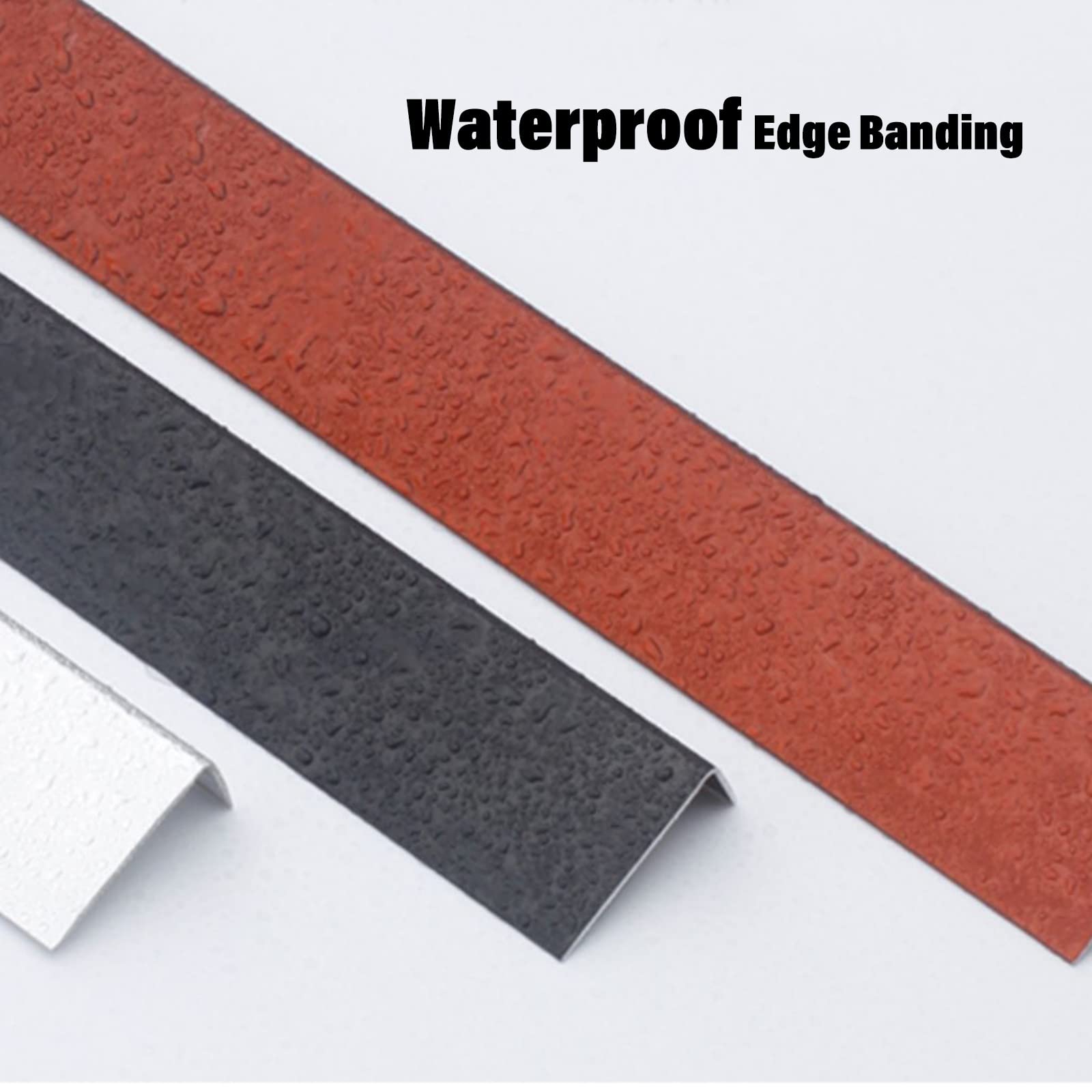 Perfil de remate para Bordes de escaleras, Protector de remate para escalones, perfiles de transición para Pisos de Vinilo, Madera y Laminado, Barra de moldura metálica en L de 35 mm de anch