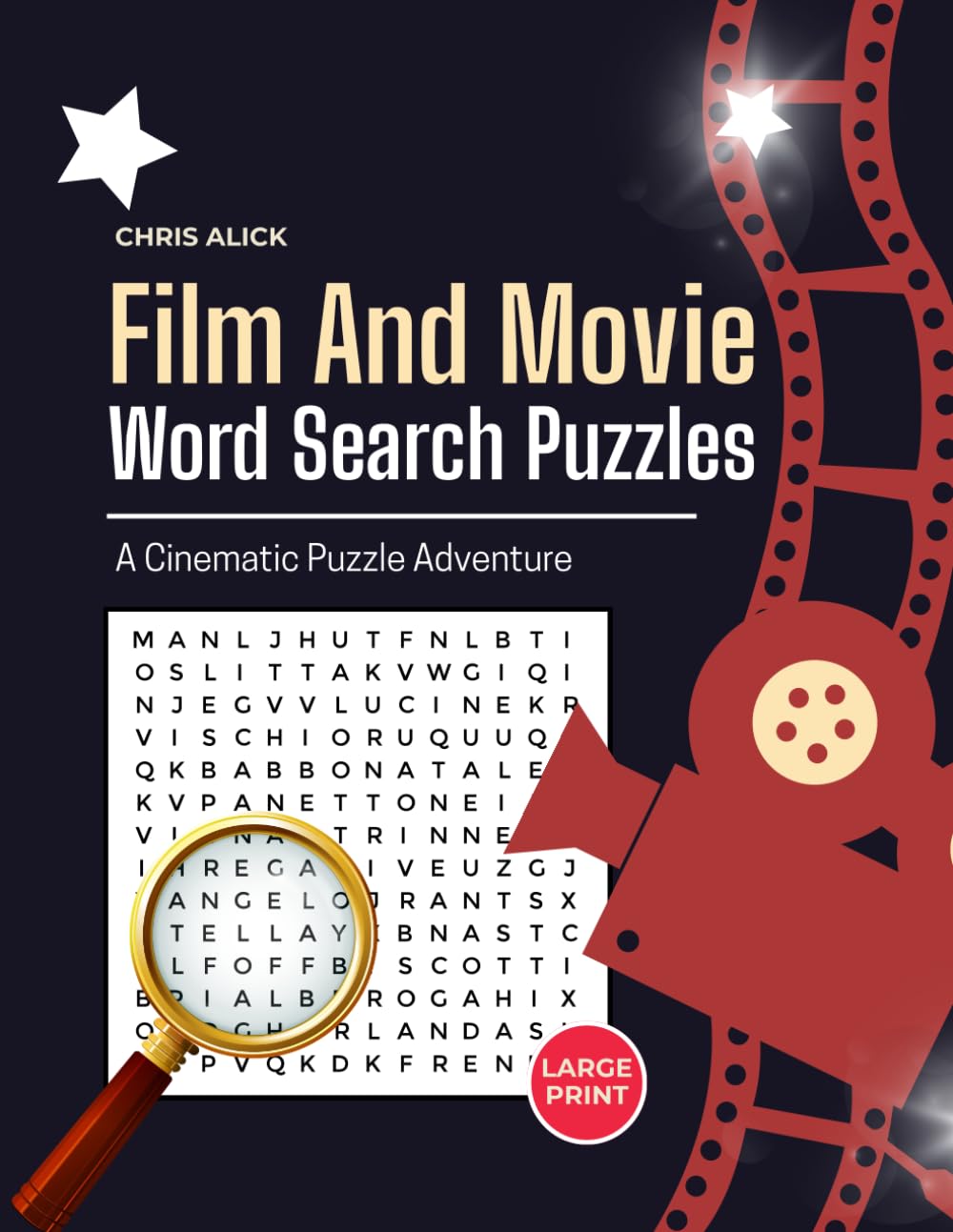 Film And Movie Word Search Puzzles: A Cinematic Puzzle Adventure