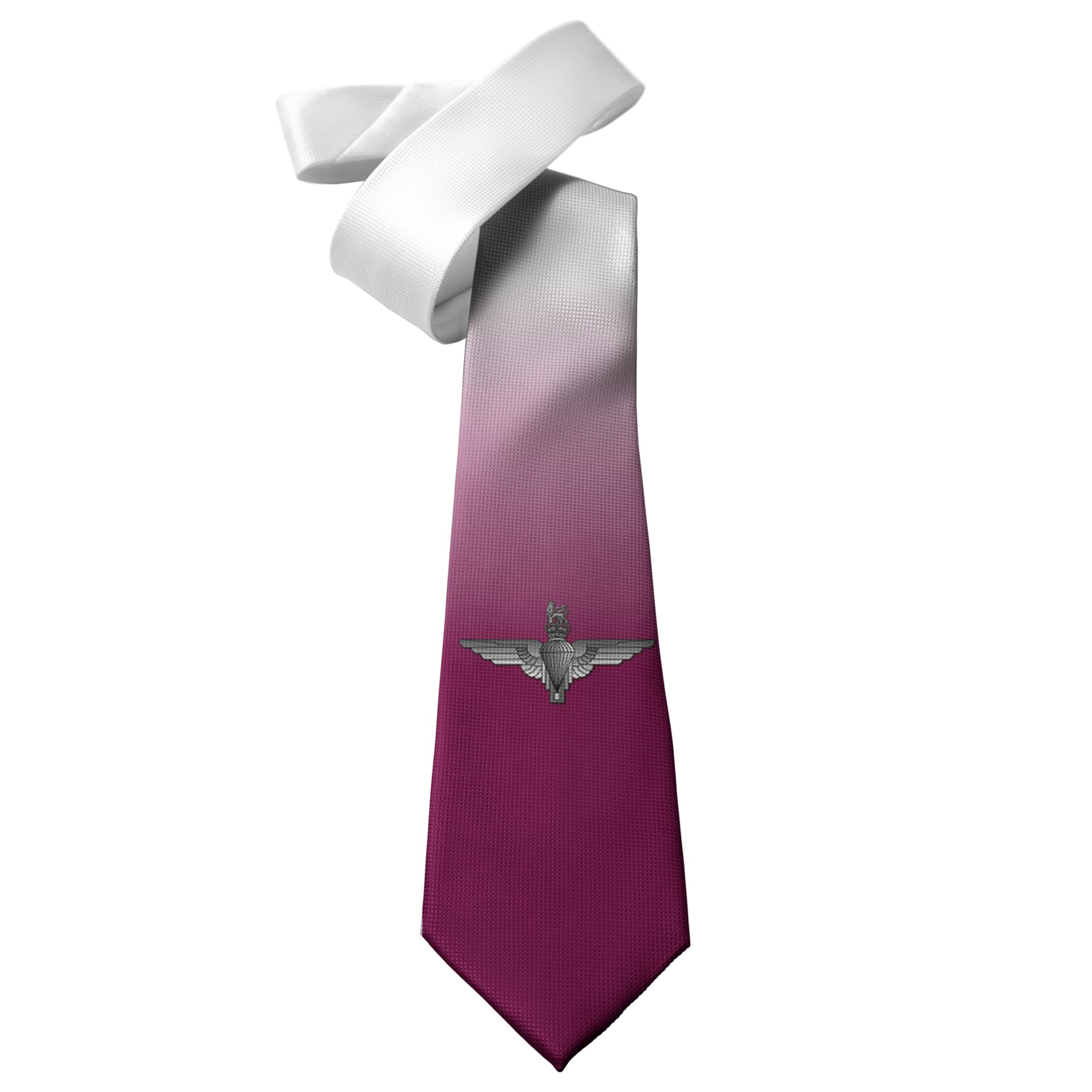 ShopQuality4U Parachute Regiment - P Company - Para - Army Mens Printed Neck Tie - Silk/Polyester - Great Gift - Half Tie Print